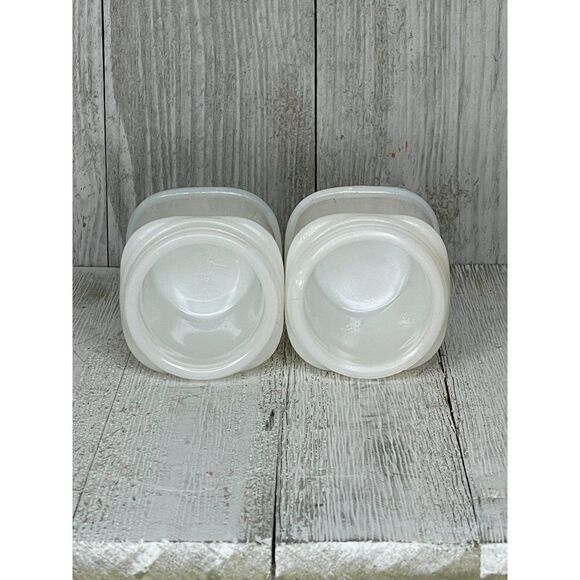 2 Vintage Milk Glass Ponds Cold Cream Jars - Picture 6 of 8